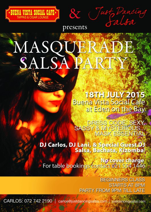 Masquerade Party flyer